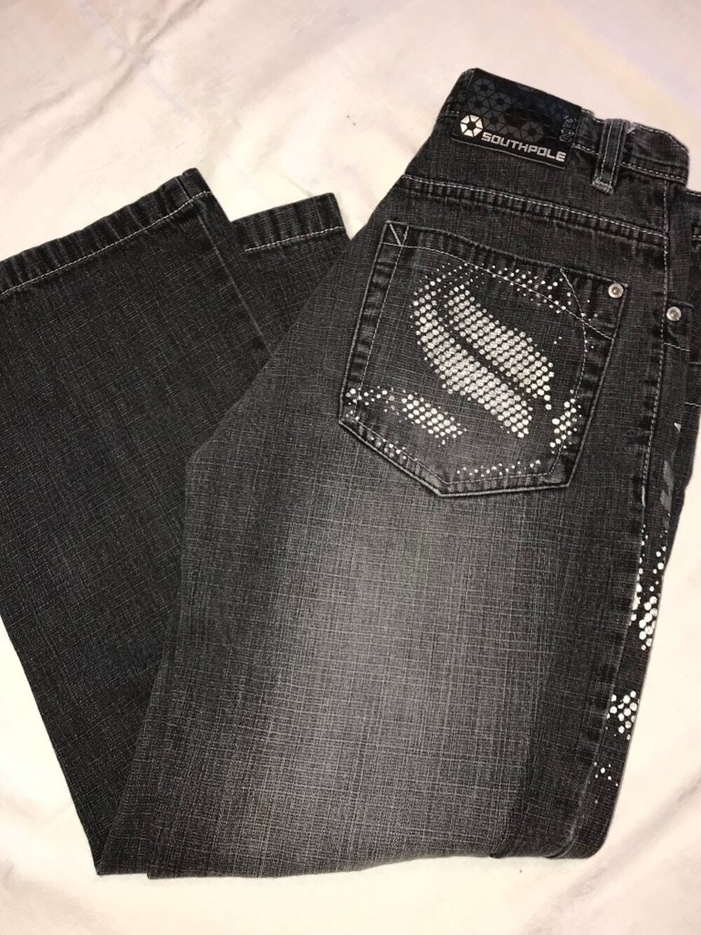 Vintage Southpole 3180 Wide Leg Black Jeans